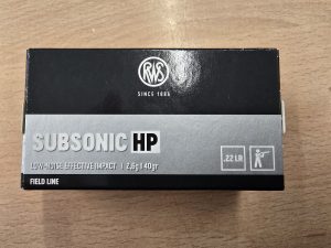 RWS SUBSONIC HOLLOW POINT 22LR AMMO