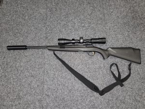 BROWNING T BOLT COMPOSITE 17 HMR RIFLE AND SCOPE